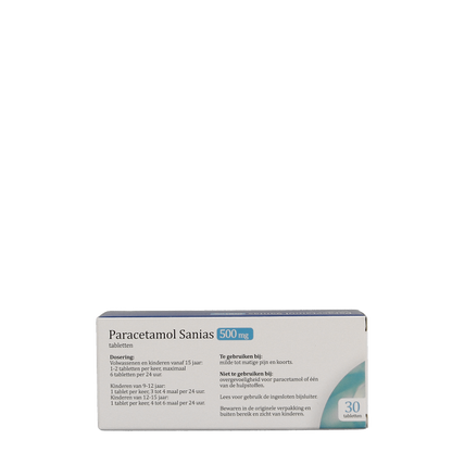 Sanias Paracetamol 500mg 30 Tabletten