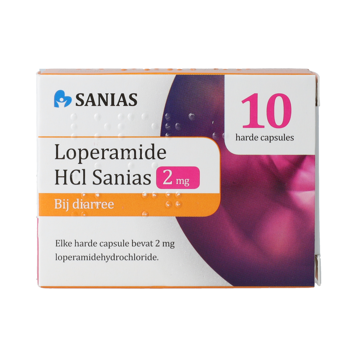 Sanias LOPERAMIDE HCL SANIAS CAPSULE 2 MG 10.00 Stuks