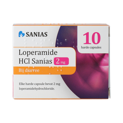Sanias LOPERAMIDE HCL SANIAS CAPSULE 2 MG 10.00 Stuks