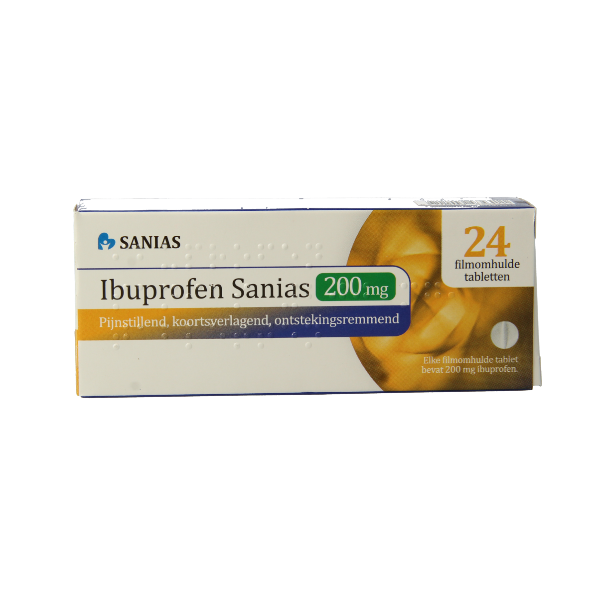 Sanias Ibuprofen 200mg  24.00 Stuks