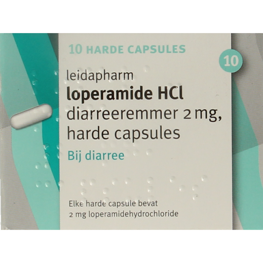 Leidapharm Loperamide 2mg 10.00 Capsules