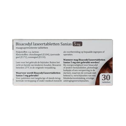 Sanias Bisacodyl 5mg 30 Tabletten