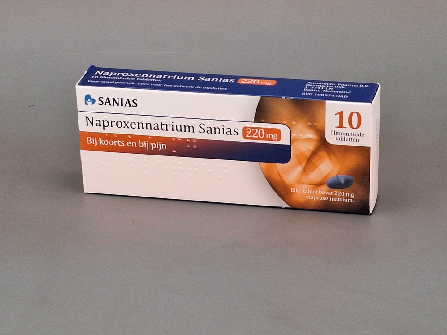 Sanias Naproxennatrium 220mg 10.00 Tabletten