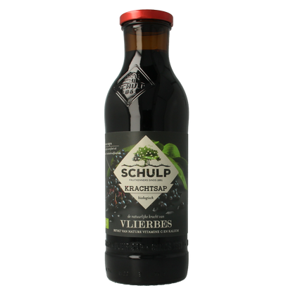 Schulp Krachtsap vlierbessensap puur bio 750 Milliliter