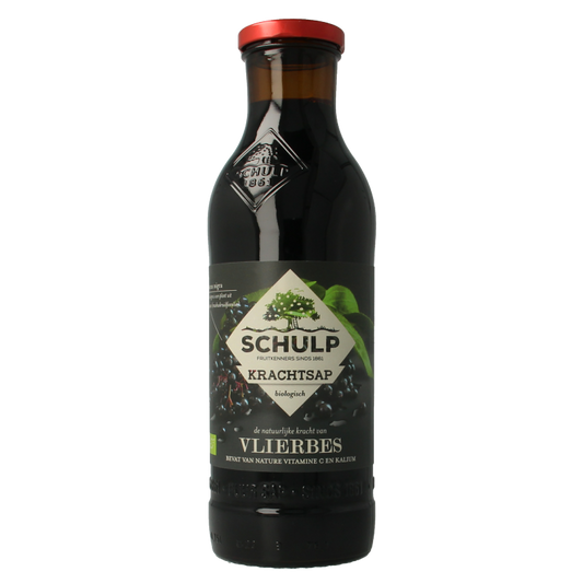 Schulp Krachtsap vlierbessensap puur bio 750 Milliliter