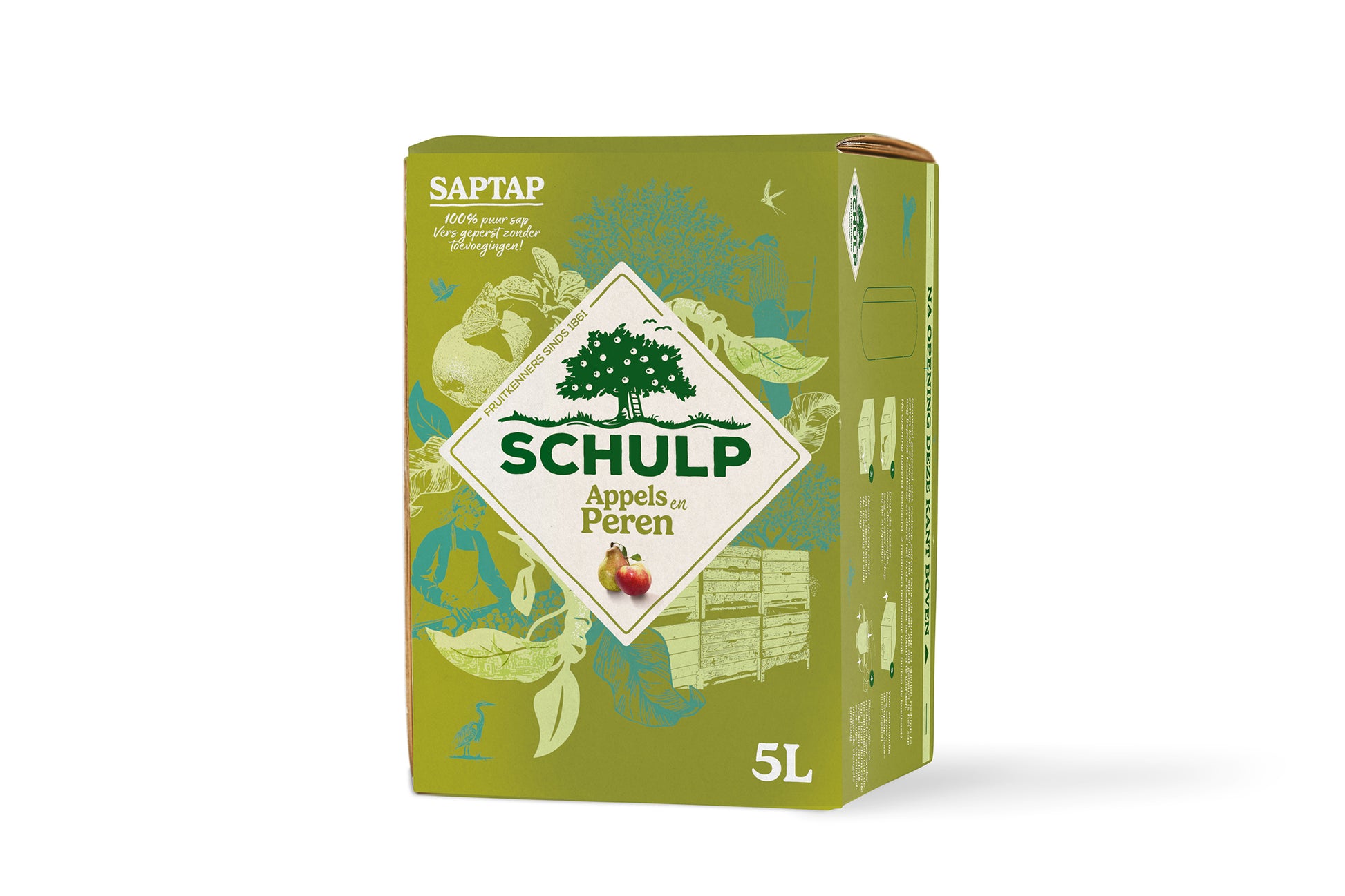 Schulp Saptap appel & perensap 5.00 Liter