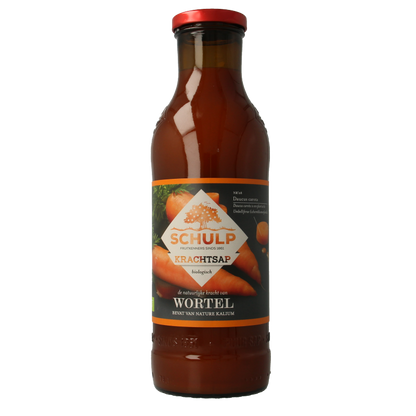 Schulp Krachtsap wortelsap puur bio 750 Milliliter