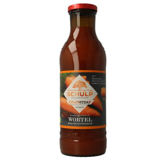 Schulp Krachtsap wortelsap puur bio 750 Milliliter