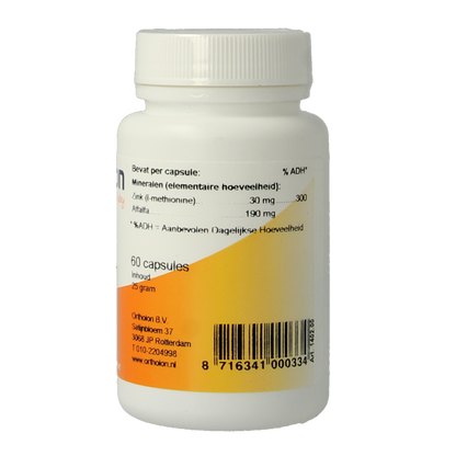 Ortholon Zink 30mg 60 Tabletten