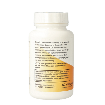 Ortholon Magnesium citraat 60 Vegetarische capsules