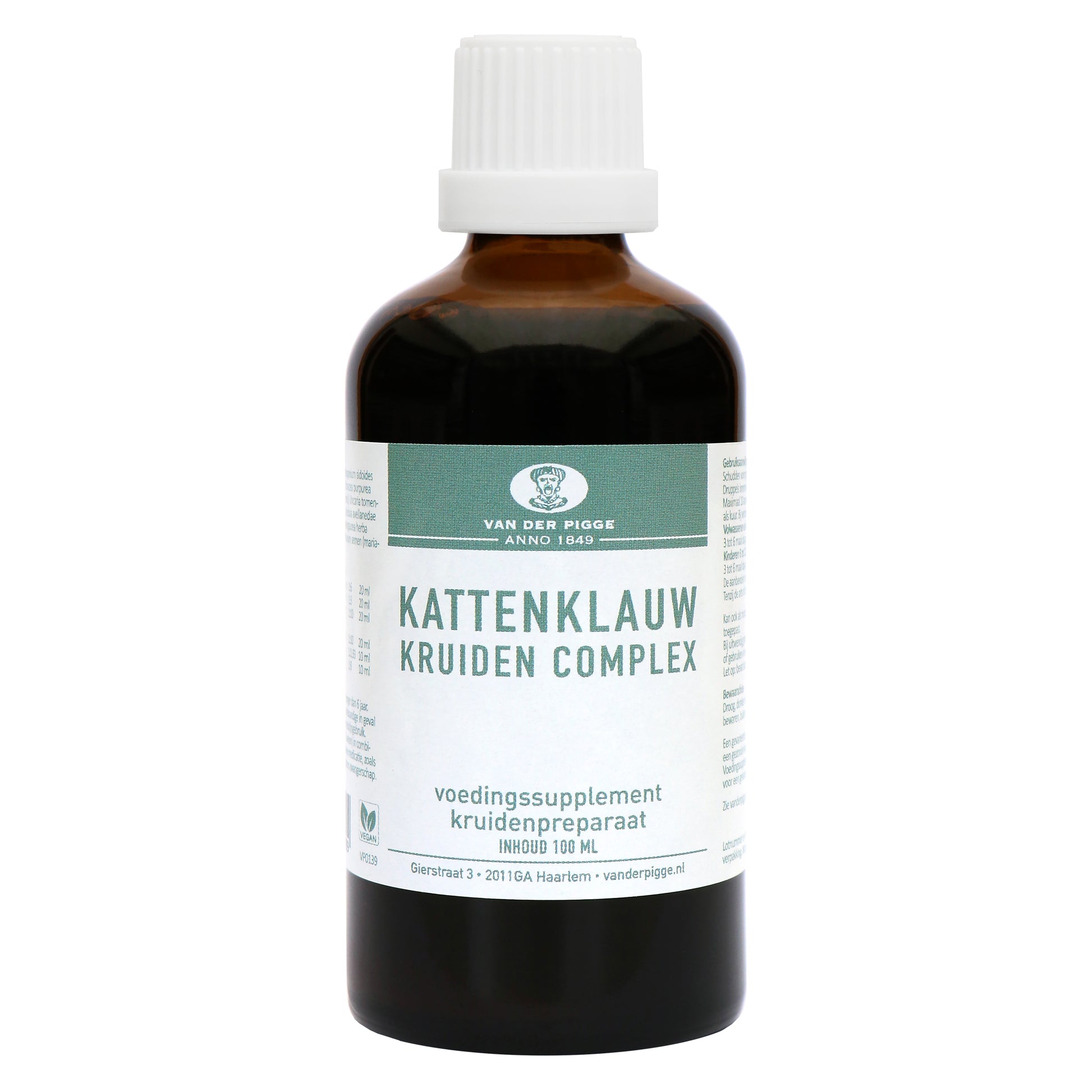 van der Pigge Kattenklauw kruiden complex 100 Milliliter