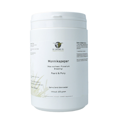 De Groene Os Monnikspeper paard & pony 400 Gram