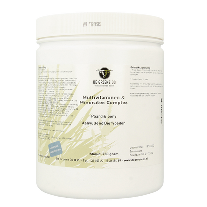 Groene Os Multivitamine / mineralen complex paard/pony 750.00 Gram