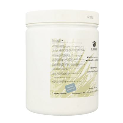 Groene Os Multivitamine / mineralen complex paard/pony 750 Gram
