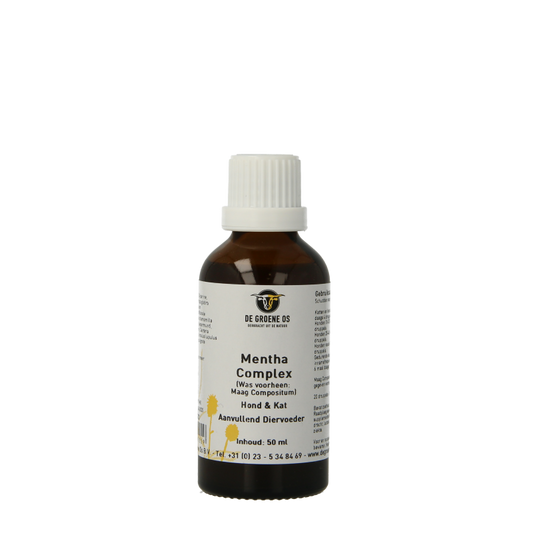 Groene Os Menta complex hond/kat 50 Milliliter