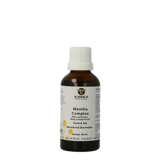 Groene Os Menta complex hond/kat 50.00 Milliliter