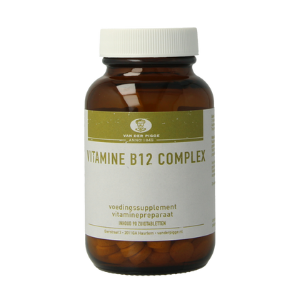 van der Pigge Vitamine B12 complex 90 Zuigtabletten