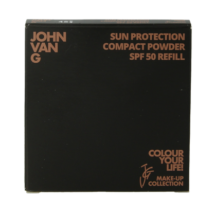 John van G Sun protection compact powder SPF50 refill 45 1 Stuks