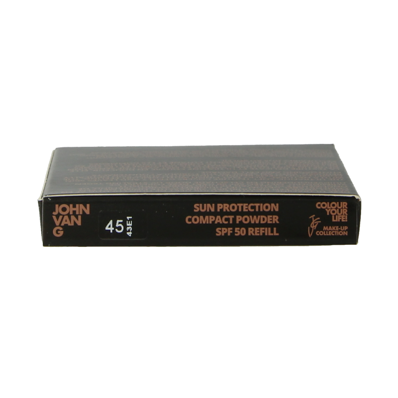 John van G Sun protection compact powder SPF50 refill 45 1 Stuks