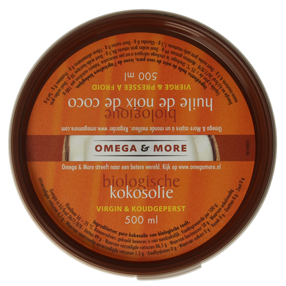 Omega & More Kokosolie extra virgin bio 500.00 Milliliter