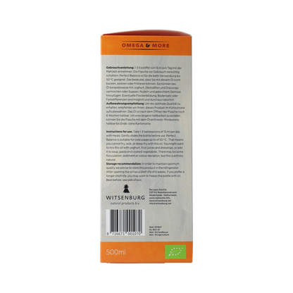 Omega & More Perfect balance bio 500.00 Milliliter