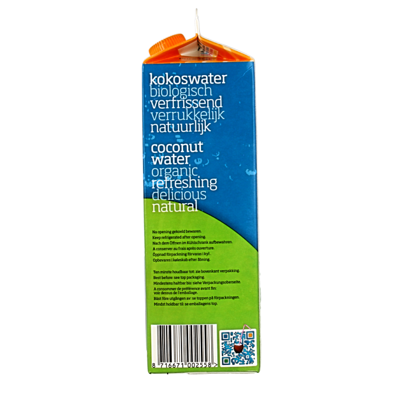 Omega & More Kokoswater bio 1 Liter