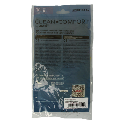 CLEAN-COMFORT Huishoudhandschoen geel maat XL 1 Paar