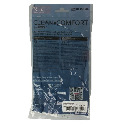 CLEAN-COMFORT Huishoudhandschoen blauw maat XL 1 Paar
