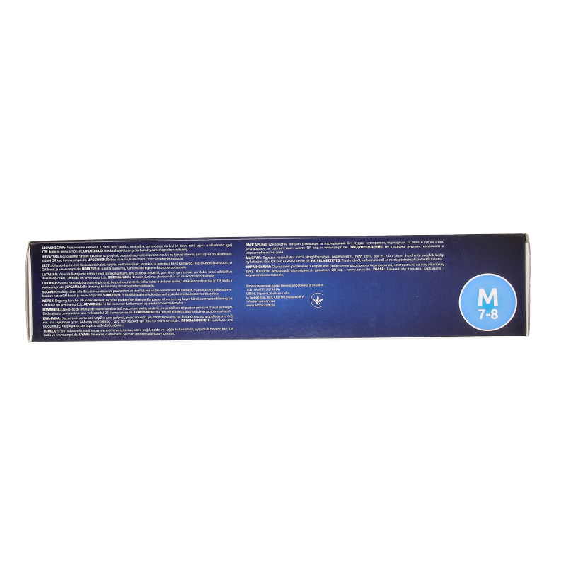 Epiderm Protect Nitriel onderzoekhandschoen poedervrij M blauw 100 Stuks