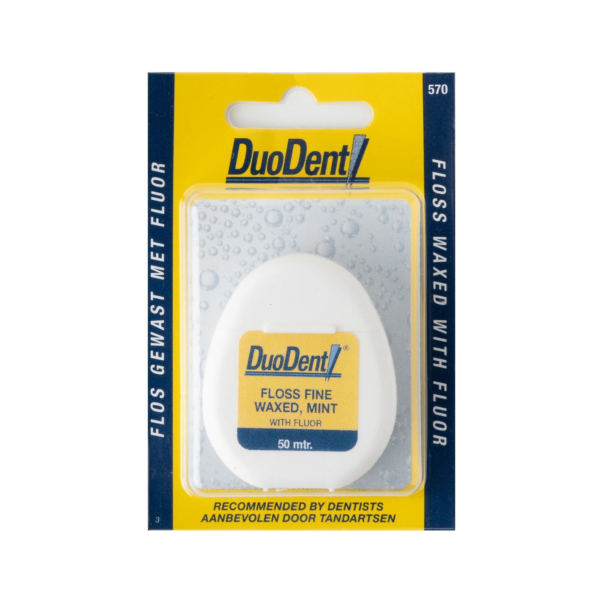 Duodent Floss fine waxed fluor 50 meter 1.00 Stuks