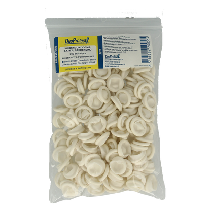 Duoprotect Vingercondoom maat S 200.00 Stuks