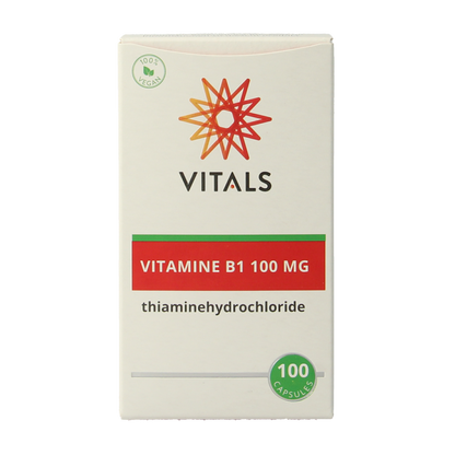 Vitals Vitamine B1 thiamine 100mg 100 Capsules