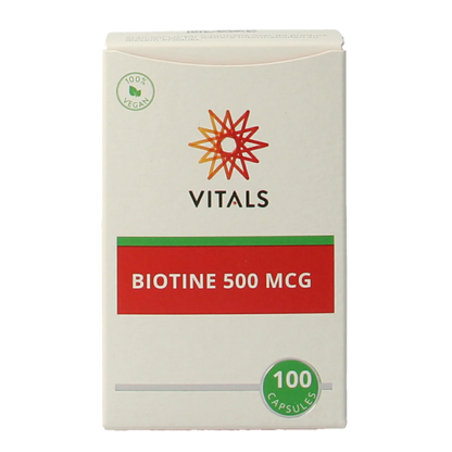 Vitals Biotine 500 mcg 100 Capsules