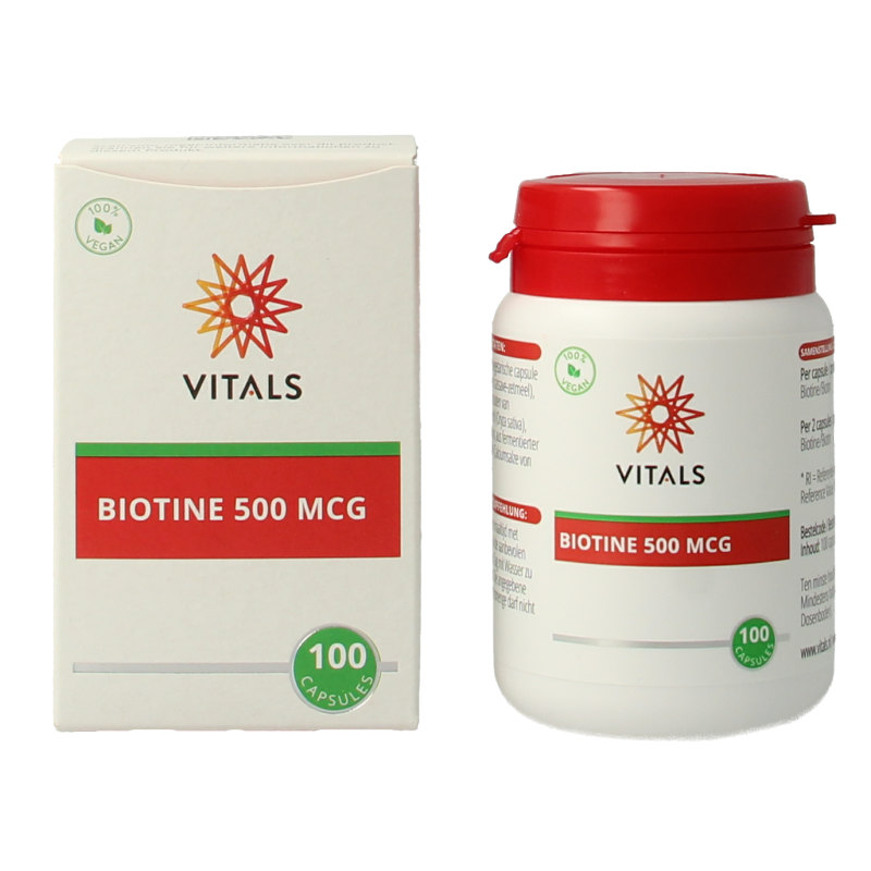 Vitals Biotine 500 mcg 100 Capsules