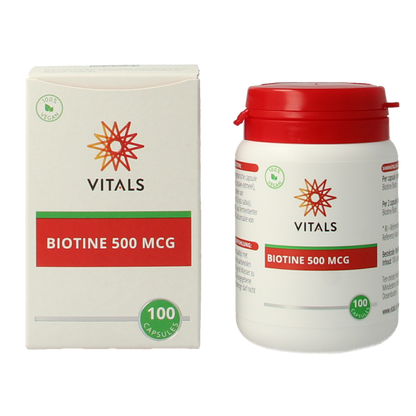 Vitals Biotine 500 mcg 100 Capsules