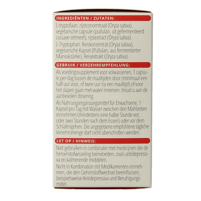 Vitals L-Tryptofaan 60 Capsules