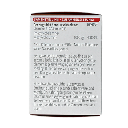 Vitals Vitamine B12 methyl 1000 mcg 100.00 Zuigtabletten