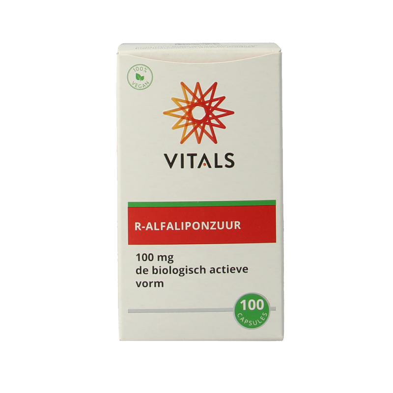 Vitals R-alfaliponzuur 100 Capsules