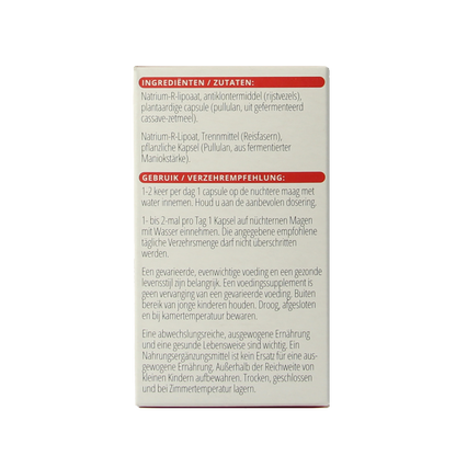 Vitals R-alfaliponzuur 100 Capsules