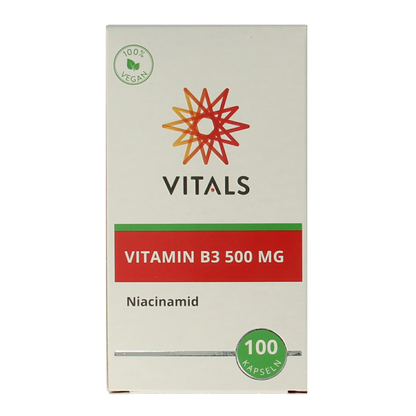 Vitals Vitamine B3 niacinamide 500mg 100 Capsules