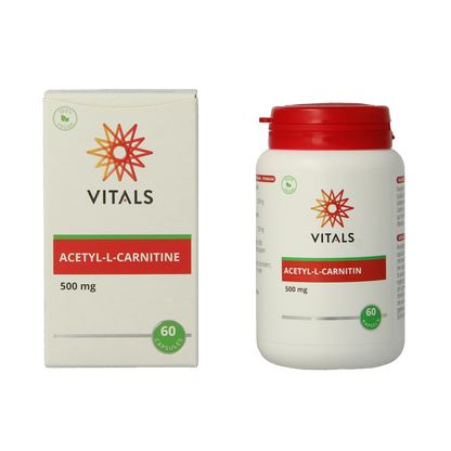 Vitals Acetyl-L-Carnitine 500mg 60 Vegetarische capsules