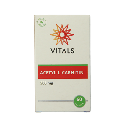 Vitals Acetyl-L-Carnitine 500mg 60 Vegetarische capsules