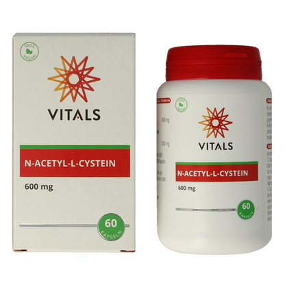 Vitals N-Acetyl-L-cysteine 600 mg 60 Vegetarische capsules