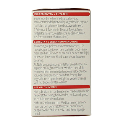 Vitals SAMe 200mg 60 Vegetarische capsules