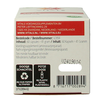 Vitals SAMe 200mg 60 Vegetarische capsules