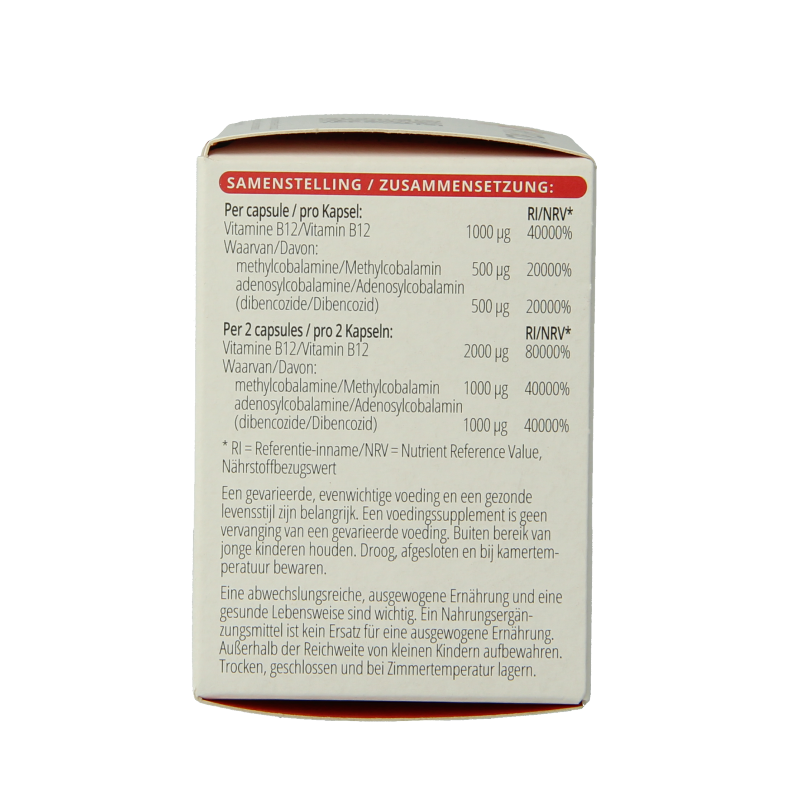Vitals Vitamine B12 1000 mcg 100 Capsules