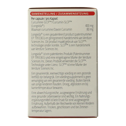 Vitals Curcumine SLCP 60 Capsules