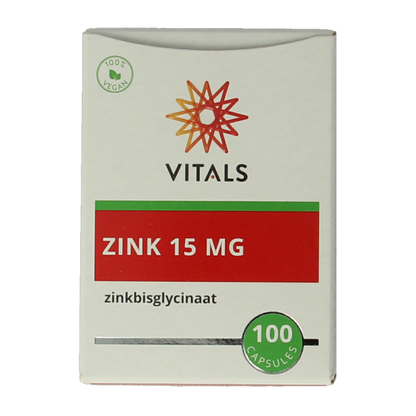 Vitals Zink 15mg 100 Capsules