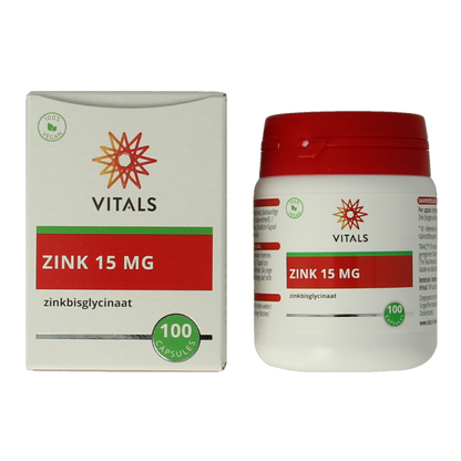Vitals Zink 15mg 100 Capsules