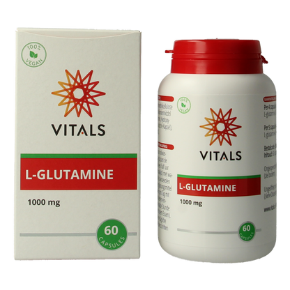 Vitals L-Glutamine 1000mg 60 Capsules